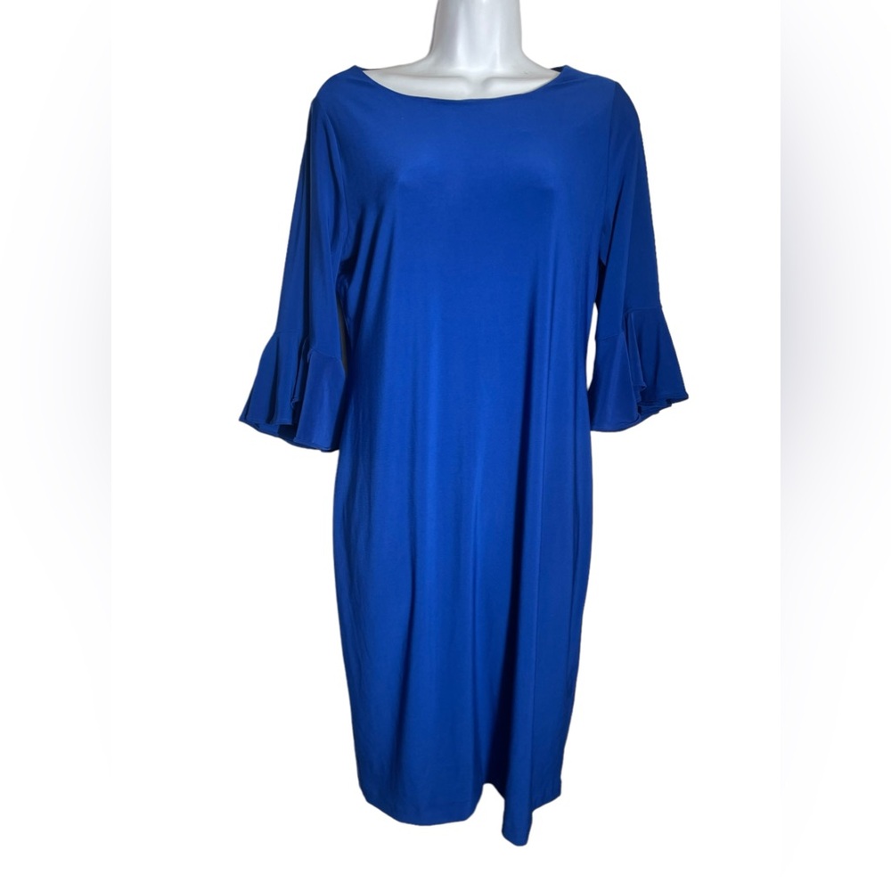 DKNY dress size 10 bright sapphire blue shift dress PERFECT 💙💙💙